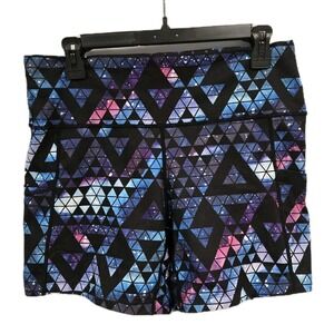 CVG Constantly Varied Gear Womens Shorts Large Stardust Galaxy Squat-proof